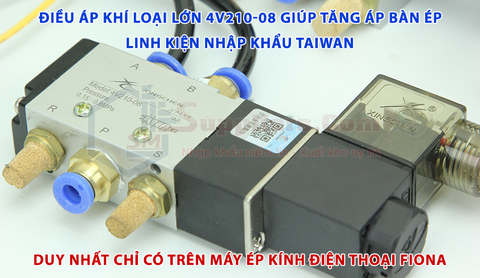 Linh kiện máy ép kính fiona nhập khẩu từ Taiwan
