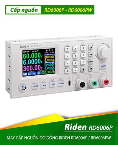 Máy cấp nguồn Riden RD6006P - RD6006PW