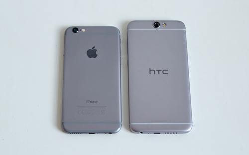 HTC A9 và iPhone 6 chỉ khác nhau ở vị trí camera