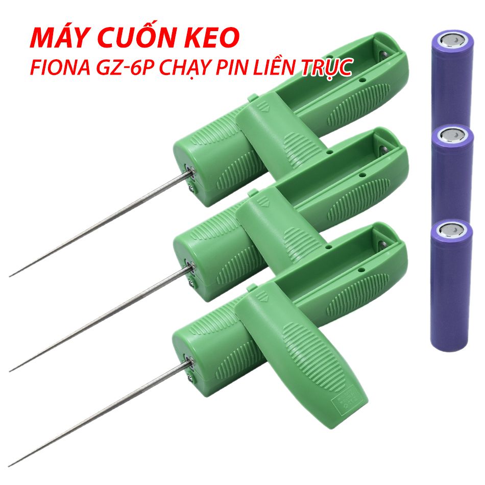 Máy cuốn keo chạy pin liền trục Fiona GZ-6P