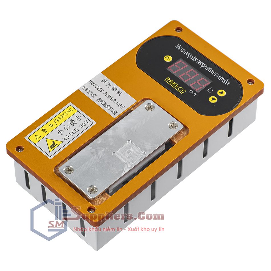 Hộp máy bóc tách ron iphone và vệ sinh keo IC